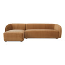 Faye - Left Sectional - Tan - Moe's Home Collection - Stationary Sectionals - Elite Enclave Home