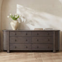 Loren - 6 Drawer Dresser - Dark Brown - Moe's Home Collection - Dressers - Elite Enclave Home
