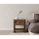 Colin - Queen Bed - Oatmeal - Moe's Home Collection - Upholstered Beds - Elite Enclave Home
