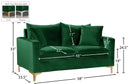 Naomi - Loveseat - Meridian Furniture - Stationary Loveseats - Elite Enclave Home