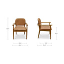 Norrie - Dining Chair - Brown - Moe's Home Collection - Side Chairs - Elite Enclave Home