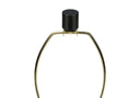 Geometric Table Lamp With Beige Empire Shade - Cream - HomeRoots - Table Lamps - Elite Enclave Home