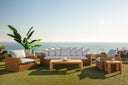 Playa - Sofa - Light Brown / White
