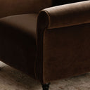 Harmony - Fabric Accent Chair - Dark Brown - Moe's Home Collection - Accent Chairs - Elite Enclave Home