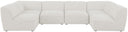 Miramar - 6 Piece Modular Sectional - Meridian Furniture - Stationary Sectionals - Elite Enclave Home