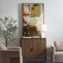 Palace Walls - Framed Abstract Art - Black / Blue / Brown / Green / Orange / Pink / Purple / White / Yellow - Uttermost - Canvas Art - Elite Enclave Home