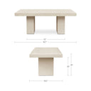 Antonius - Outdoor Dining Table - Terrazzo - Moe's Home Collection - Dining Tables - Elite Enclave Home