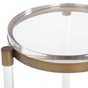 Pereira - Round Acrylic Accent Table - Bronze - Uttermost - Accent Tables - Elite Enclave Home