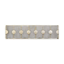 Rene - 4 Light Swirl Glass Vanity - Pearl Silver