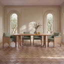 Bauer - Dining Chair - Sage Green / Light Brown - Moe's Home Collection - Side Chairs - Elite Enclave Home