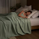 Liquid Cotton - Twin Blanket - Seafoam