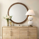 Cleveland - Round Burl Wood Mirror - Woodtone - Uttermost - Accent Mirrors - Elite Enclave Home