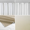 Ara - Ombre Printed Shower Curtain - Taupe - Madison Park - Shower Curtains - Elite Enclave Home