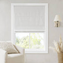 Quincy - 33x64" Total Blackout Cordless Roman Shade - White - Madison Park - Curtains & Drapes - Elite Enclave Home