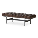 Harrison - Bench - Dark Brown - Moe's Home Collection - Upholstered Benches - Elite Enclave Home