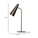 Trumpet - Table Lamp - Brass - Moe's Home Collection - Table Lamps - Elite Enclave Home