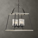 Edgecomb - 4 Light Indoor-Outdoor Pendant - Black / Gray