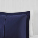 Parkston - Twin 3M Scotchgard Down Alternative All Season Comforter Set - Navy