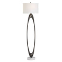 Sonic - Open Oval Floor Lamp - Bronze - Uttermost - Floor Lamps - Elite Enclave Home