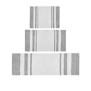 Spa - 20" x 30" Reversible Bath Rug - Gray - Madison Park - Bath Rugs & Mats - Elite Enclave Home