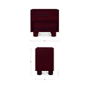Jolene - Accent Nightstand - Red - Moe's Home Collection - Accent Nightstands - Elite Enclave Home