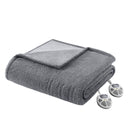 Dream Soft Heated - Queen Blanket - Gray
