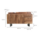 Bent - Sideboard - Smoked - Moe's Home Collection - Sideboards - Elite Enclave Home