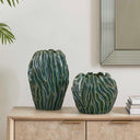 Veridian Ridge - Indoor - Outdoor Vases (Set of 2) - Green - Uttermost - Vases & Jars - Elite Enclave Home