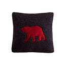 Alton - King Down Alternative Comforter Set - Red / Black
