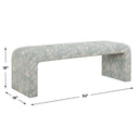 Amie - Bench - Spa Blue