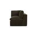 Cates - Corner Chair - Dark Green - Moe's Home Collection - Corner Chairs - Elite Enclave Home
