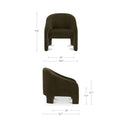 Tuva - Accent Chair - Cedar Green - Moe's Home Collection - Arm Chairs - Elite Enclave Home