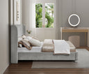 Penny - Chenille Fabric Bed - Meridian Furniture - Upholstered Beds - Elite Enclave Home
