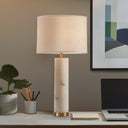 Prague - Prague Table Lamp - White - INK+IVY - Table Lamps - Elite Enclave Home