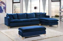 Naomi - Reversible Sectional - Meridian Furniture - Stationary Sectionals - Elite Enclave Home