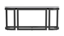Malibu - Console Table - Black / White