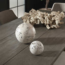 Nouveau - Indoor - Outdoor Spheres (Set of 2) - Black / White - Uttermost - Sculptures & Figurines - Elite Enclave Home