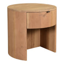 Theo - One Drawer Nightstand - Light Brown - Moe's Home Collection - Accent Nightstands - Elite Enclave Home