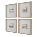 Studying Sepia - Hand Painted Canvases (Set of 4) - Light Brown - Uttermost - Canvas Art Sets - Elite Enclave Home