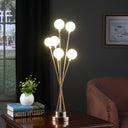 Six Light Globe Desk or Table Lamp - Yellow Gold