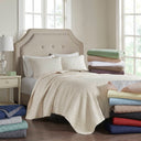 Quebec - Reversible Coverlet Set - Gray
