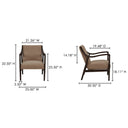 Yates - Accent Chair - Beige - Moe's Home Collection - Accent Chairs - Elite Enclave Home