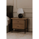 Rene - Accent Nightstand - Light Brown - Moe's Home Collection - Accent Nightstands - Elite Enclave Home