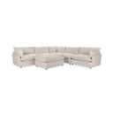 Caplan - 6 Piece Modular Sectional With Ottoman - Classic Home - 2 Piece Living Room Sets - Elite Enclave Home