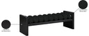 Waverly - Bench With Black Frame - Meridian Furniture - Upholstered Benches - Elite Enclave Home