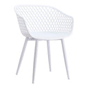 Piazza - Outdoor Chair (Set of 2) - White - Moe's Home Collection - Chair Sets - Elite Enclave Home