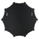 Flare - Brushed Brass Round Mirror