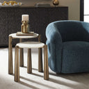 Claridge - Marble Nesting Tables (Set of 2) - White - Uttermost - Nesting Tables - Elite Enclave Home