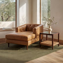 Dunmore - Chaise - Tan / Brown - Moe's Home Collection - Chaises - Elite Enclave Home