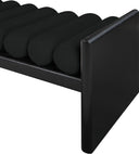 Waverly - Bench With Black Frame - Meridian Furniture - Upholstered Benches - Elite Enclave Home